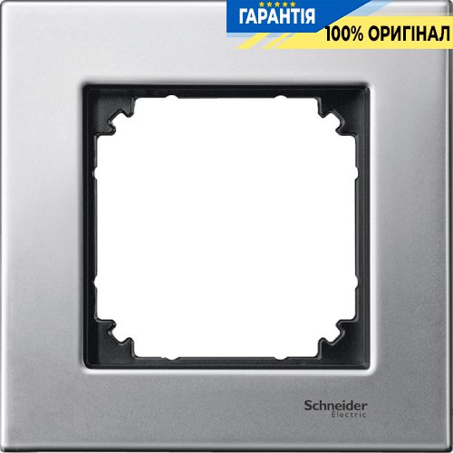 Рамка металл M-Elegance 1-я. «Платина», Merten MTN403160