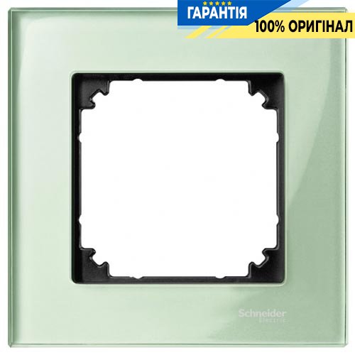 Рамка стекло M-Elegance 1-я., «Изумруд», Merten MTN404104