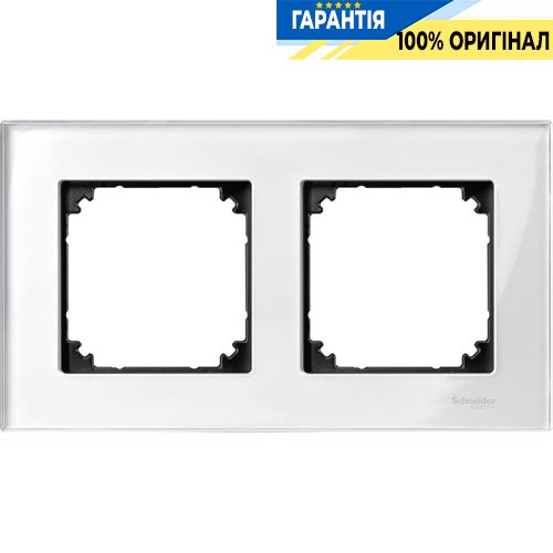 Рамка стекло M-Elegance 2-я., «Бриллиант», Merten MTN404219