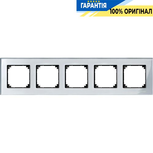 Рамка стекло M-Elegance 5-я., «Алмаз», Merten MTN4050-3260