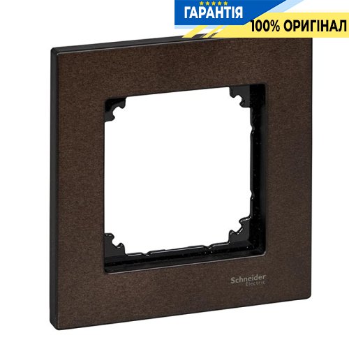 Рамка дерево 1-а, «Венге», Merten M-Elegance MTN4051-3471