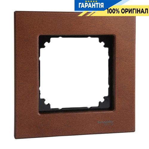 Рамка дерево 1-а, «Вишня», Merten M-Elegance MTN4051-3472