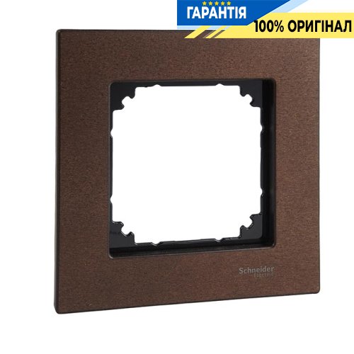 Рамка дерево 1-а, «Горіх», Merten M-Elegance MTN4051-3473