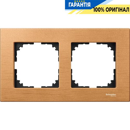Рамка дерево 2-а, «Бук», Merten M-Elegance MTN4052-3470