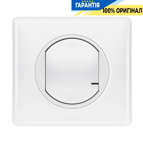 Умный беспроводной выключатель 1-кл. Legrand Celiane with Netatmo 067723, белый