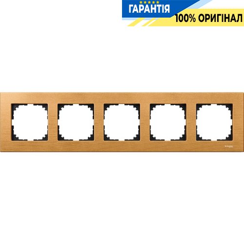 Рамка дерево 5-а, «Бук», Merten M-Elegance MTN4055-3470