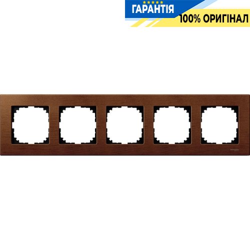 Рамка дерево 5-а, «Вишня», Merten M-Elegance MTN4055-3472