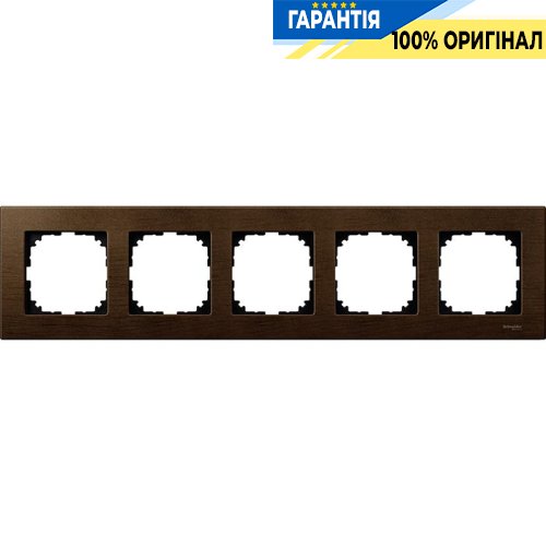 Рамка дерево M-Elegance 5-я., «Орех», Merten MTN4055-3473