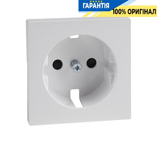 Накладка розетки с з/к и шторками Merten SM MTN2330-0325 активный белый