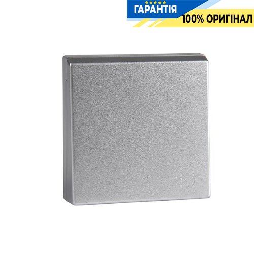 Накладка розетки з з/к, шторками і кришкою Merten SM MTN2340-0460 алюміній