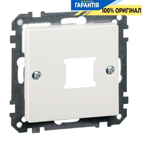 Панель розеток RJ11/RJ45, 1-я. Merten SM MTN291519 полярно-белый