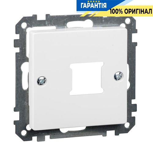 Панель розеток RJ11/RJ45, 1-я Merten SM MTN291525 активный белый