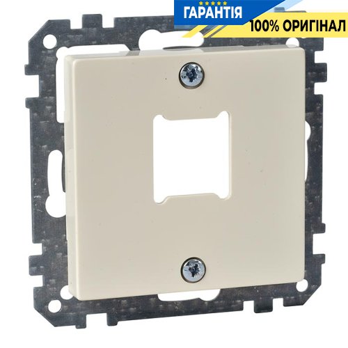 Панель розеток RJ11/RJ45, 1-я Merten SM MTN291544 бежевый глянец
