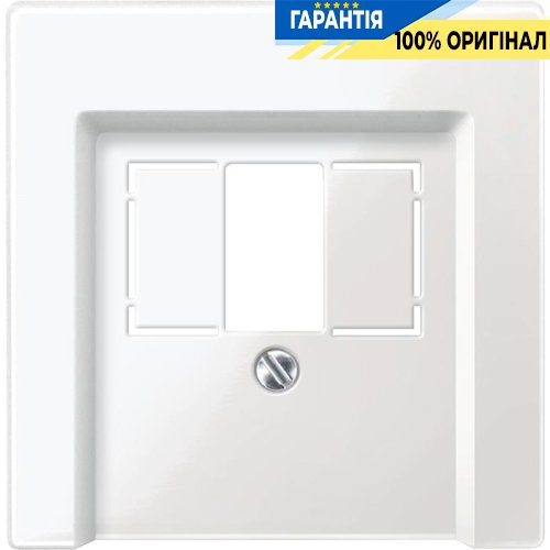 Накладка телекоммуникацонной розетки ТАЕ Merten SM MTN296019 полярно-белый