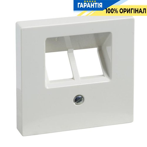 Панель розетки TF/PC 2-й Merten SM MTN296119 полярно-белый