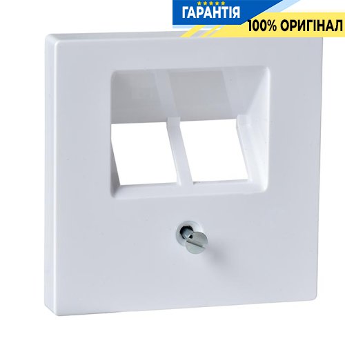 Панель розетки TF / PC 2-а Merten SM MTN296125 активний білий