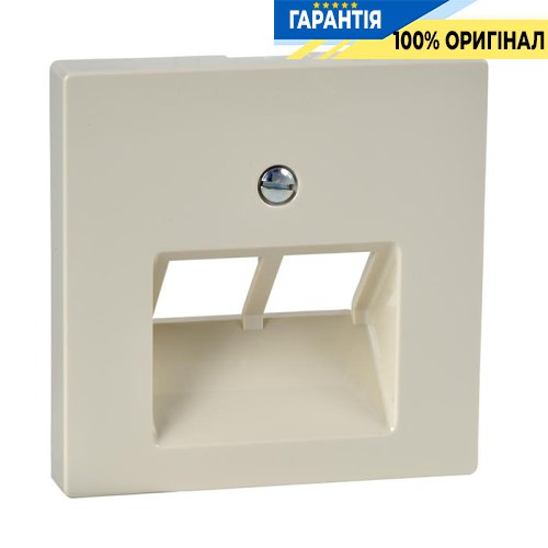 Панель розетки TF/PC 2-й Merten SM MTN296144 бежевый глянец