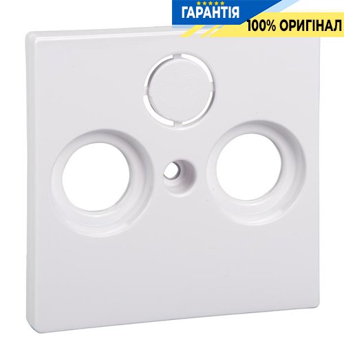 Панель розетки TV-FM-SAT Merten SM MTN296725 активный белый