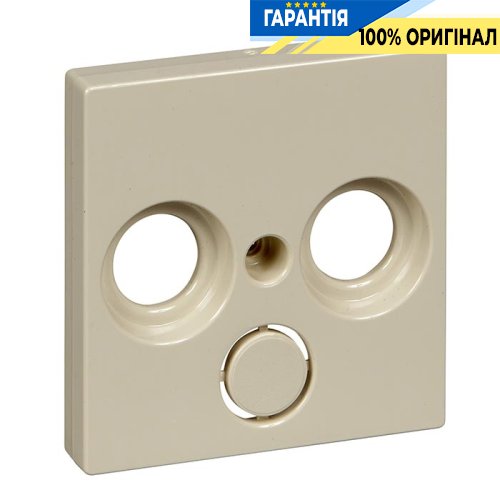Панель розетки TV-FM-SAT Merten SM MTN296744 бежевый глянец