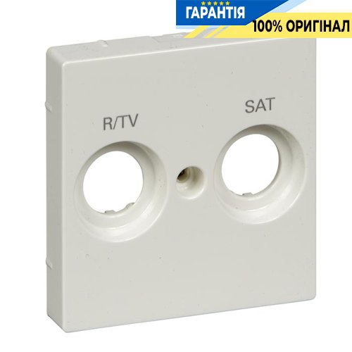 Панель розеток R / TV + SAT, полярно-білий Merten SM MTN299819