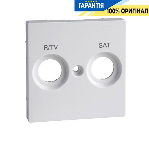 Панель розеток R/TV+SAT Merten SM MTN299825 активный белый