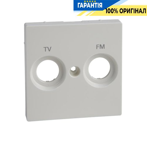 Панель розеток TV + FM, полярно-білий Merten SM MTN299919