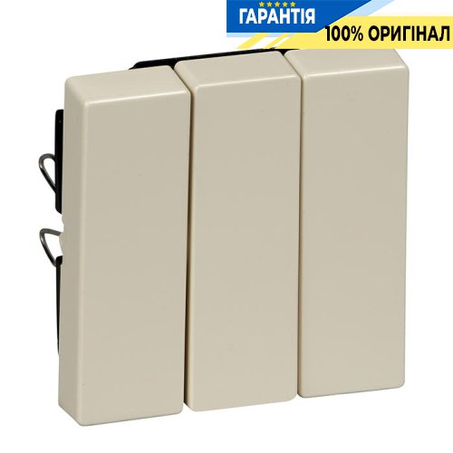 Клавиша 3-я Merten SM MTN312644 бежевый глянец