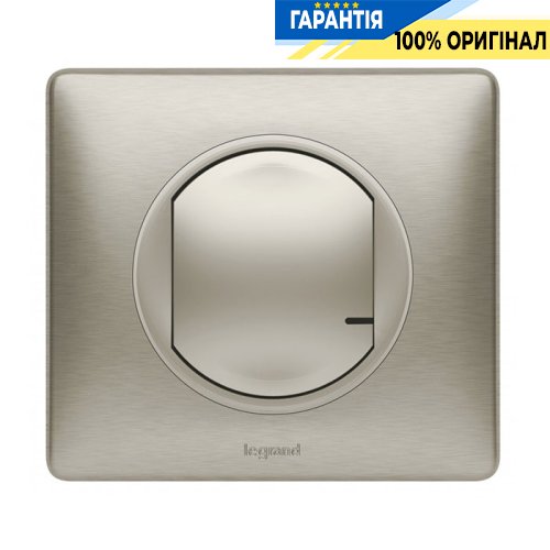 Умный беспроводной выключатель 1-кл. Legrand Celiane with Netatmo 067773, титан