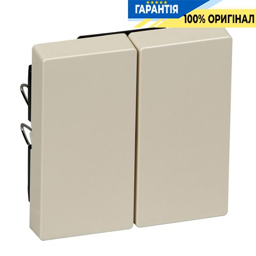 Клавиша 2-я Merten SM MTN432544 бежевый глянец