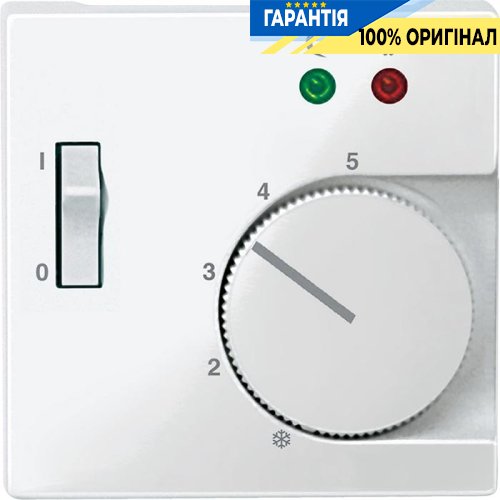 Панель регулятора теплої підлоги з викл. Merten SM MTN534919 полярно-білий