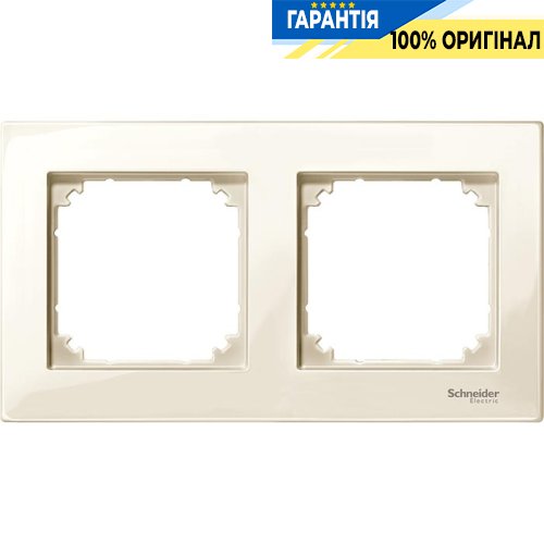 Рамка 2-а Merten M-PLAN MTN515244 бежевий