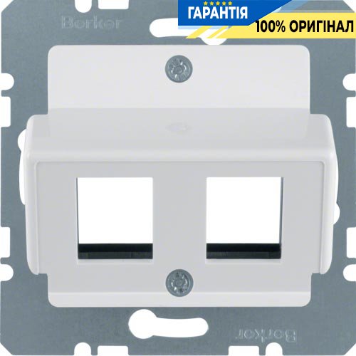 Накладка для модулей AMP, пол. белая S.1/K.1/ARSYS Berker 146309