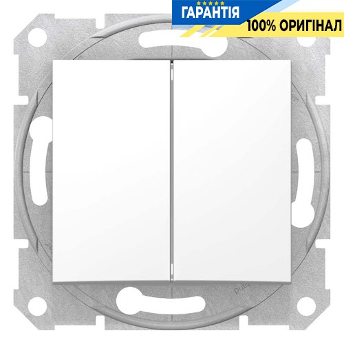 Вимикач 2-кл (білий) Sedna Schneider Electric SDN0300121
