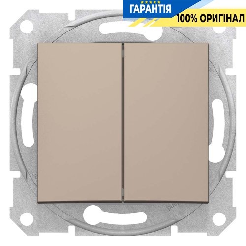 Выключатель 2-кл цвет титан «Sedna» Schneider Electric SDN0300168