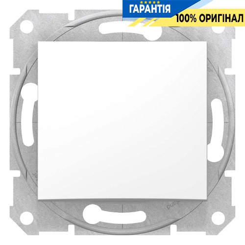 Вимикач 1-кл прохідний (білий) Sedna Schneider Electric SDN0400121