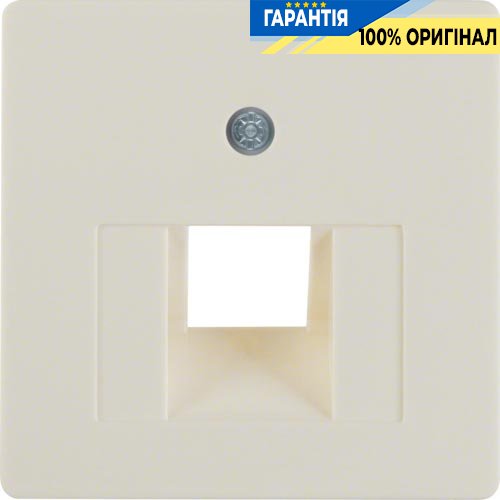Накладка для розетки UAE-DAT, біла Berker S.1 / ARSYS 146802
