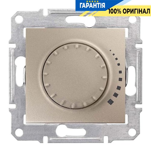 Светорегулятор поворотный индуктивный цвет титан Sedna Schneider Electric SDN2200568