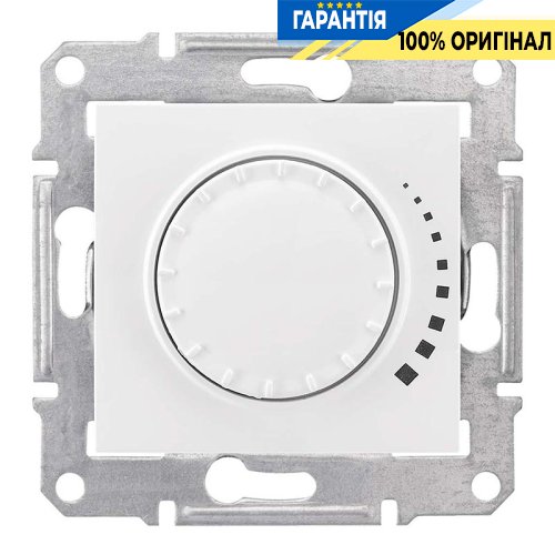 Светорегулятор поворотный емкостной цвет белый Sedna Schneider Electric SDN2200621