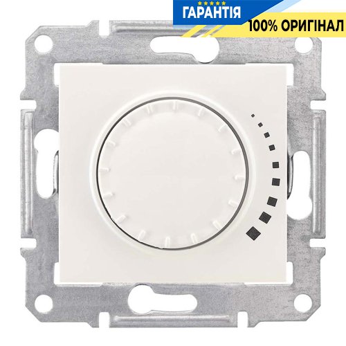 Світлорегулятор поворотний ємнісний (слонова кістка) Sedna Schneider Electric SDN2200623
