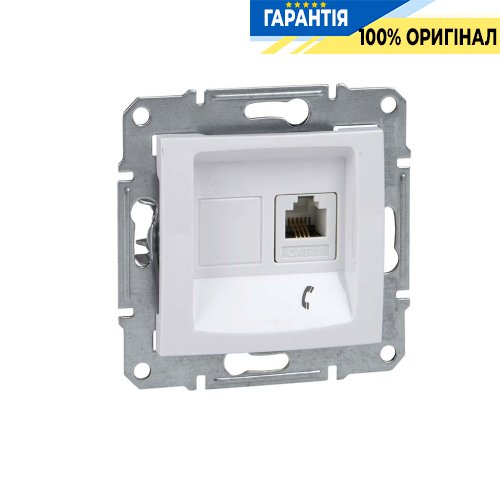 Телефонна розетка TF-1 (білий) Sedna Schneider Electric SDN4101121