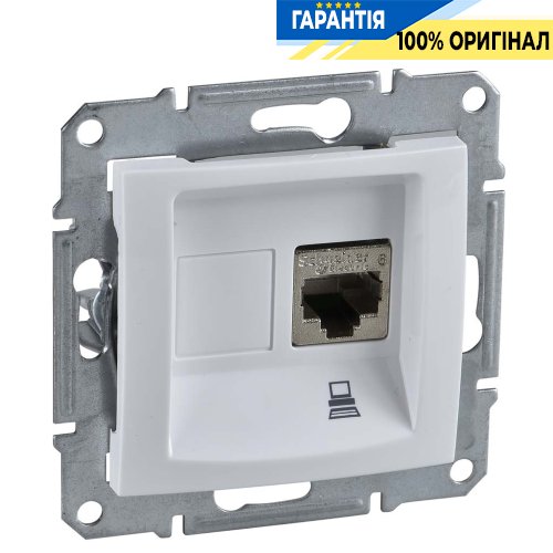 Розетка комп'ютерна екранована STP (білий) Sedna Schneider Electric SDN4500121