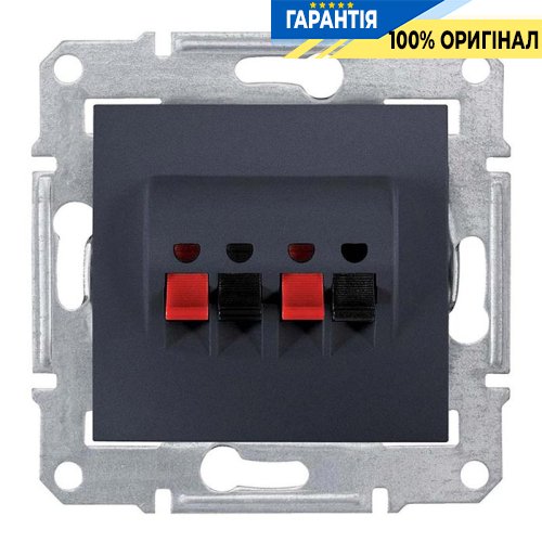 Аудіорозетка (графіт) Sedna Schneider Electric SDN5400170