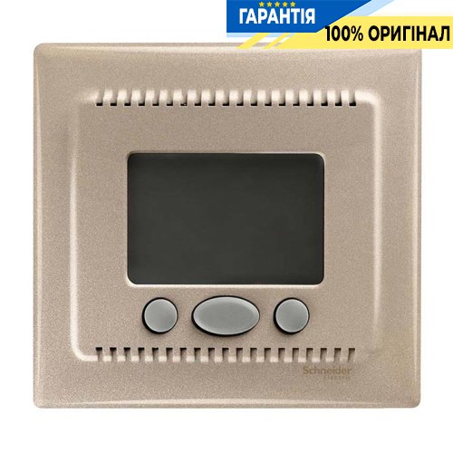 Термостат укомплектований «Комфорт» (титан) «Sedna» Schneider Electric SDN6000268