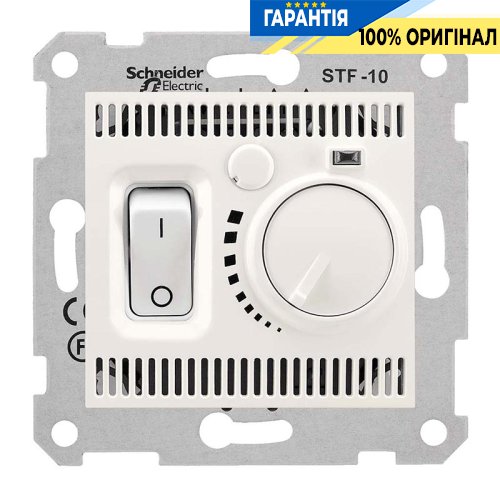 Термостат теплого пола цвет слоновая кость Sedna Schneider Electric SDN6000323