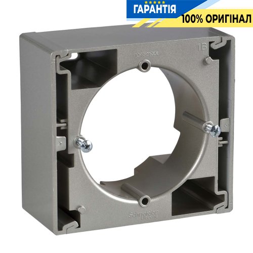 Коробка для зовнішнього монтажу (титан) «Sedna» Schneider Electric SDN6100168