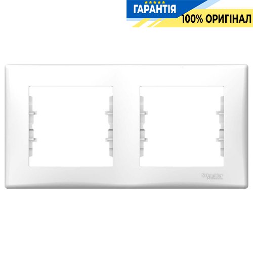 Рамка 2-а горизонтальна (білий) Sedna Schneider Electric SDN5800321