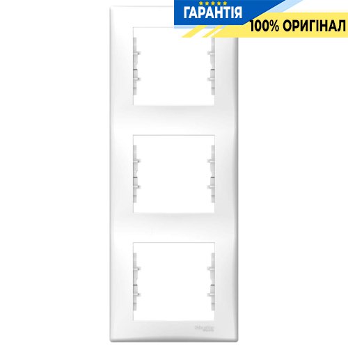 Рамка 3-а вертикальна (білий) Sedna Schneider Electric SDN5801321