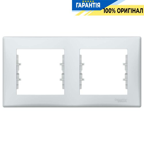 Рамка горизонтальна 2-а (сірий) «Sedna» Schneider Electric SDN5800333