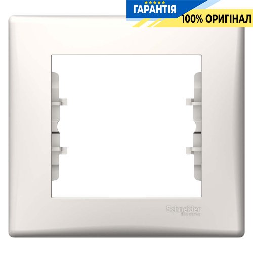 Рамка 1-а (слонова кістка) Sedna Schneider Electric SDN5800123