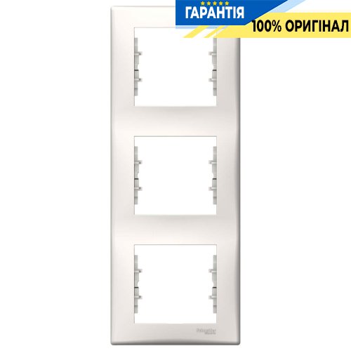 Рамка 3-я вертикальная цвет слоновая кость Sedna Schneider Electric SDN5801323